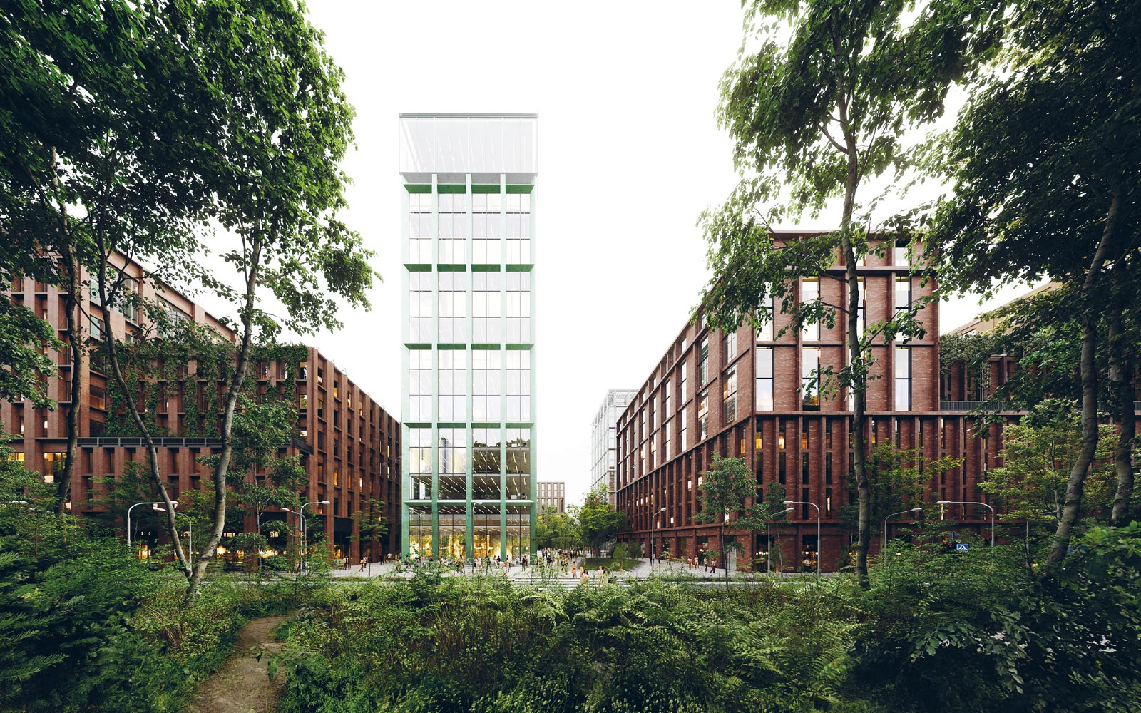 Quartier Am Humboldthain - Entrance form the park side